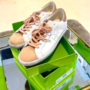 Sam Edelman Womens Sneakers Size 10 - Aubrie Whiye & Pink